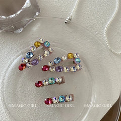 Glitter Sparkle Luxurious Fashion Hair Clips for Girls Sweet Chic Elegant Snap Clips for Women Ladies Hair Accessories in Stock
