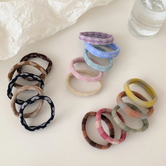 Classic Simple High Elastic Scrunchies for Baby Girls Minimalistic Fashion Hair Ties for Kids Children Hair Accessories in Stock