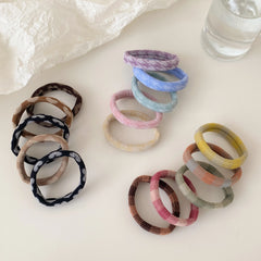 Classic Simple High Elastic Scrunchies for Baby Girls Minimalistic Fashion Hair Ties for Kids Children Hair Accessories in Stock