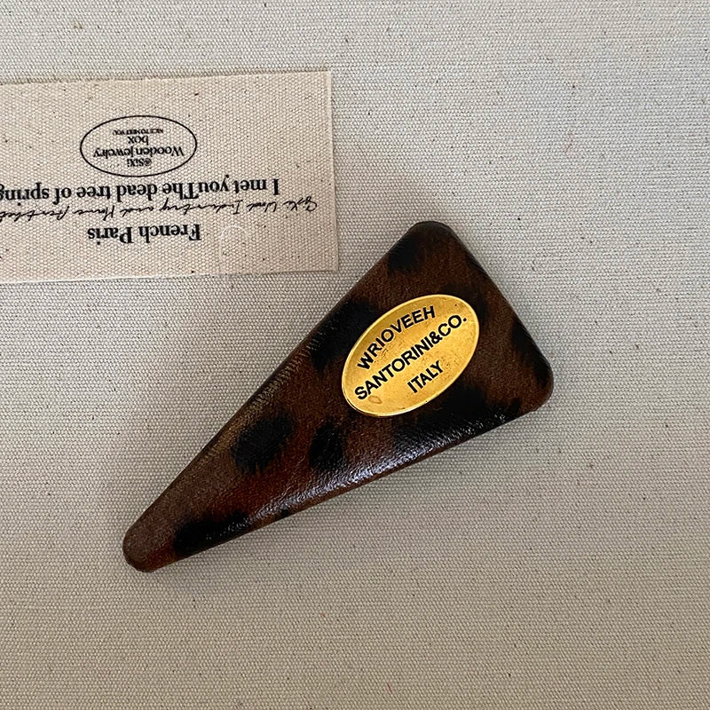 Female Autumn Winter Solid Color Small Snap Clips Elegant Vintage Elegant Wholesale in Stock Hair Clips Accessories for Women