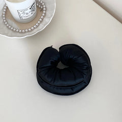 Ladies Solid Colored New Design Large Scrunchies Fashion Elegant Simple High Elastic in Stock Hair Ties Accessories for Women