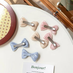 Chic Lustrous Solid Color Hair Clips for Girls Sweet Cute Fashion Trendy Stylish Alligator for Women Ladies Hair Accessories