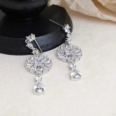 Female Rhinestone Tassel New Design Drop Earring Fashion Elegant Graceful Luxurious Dainty Wholesale Daily Jewelry Accessories