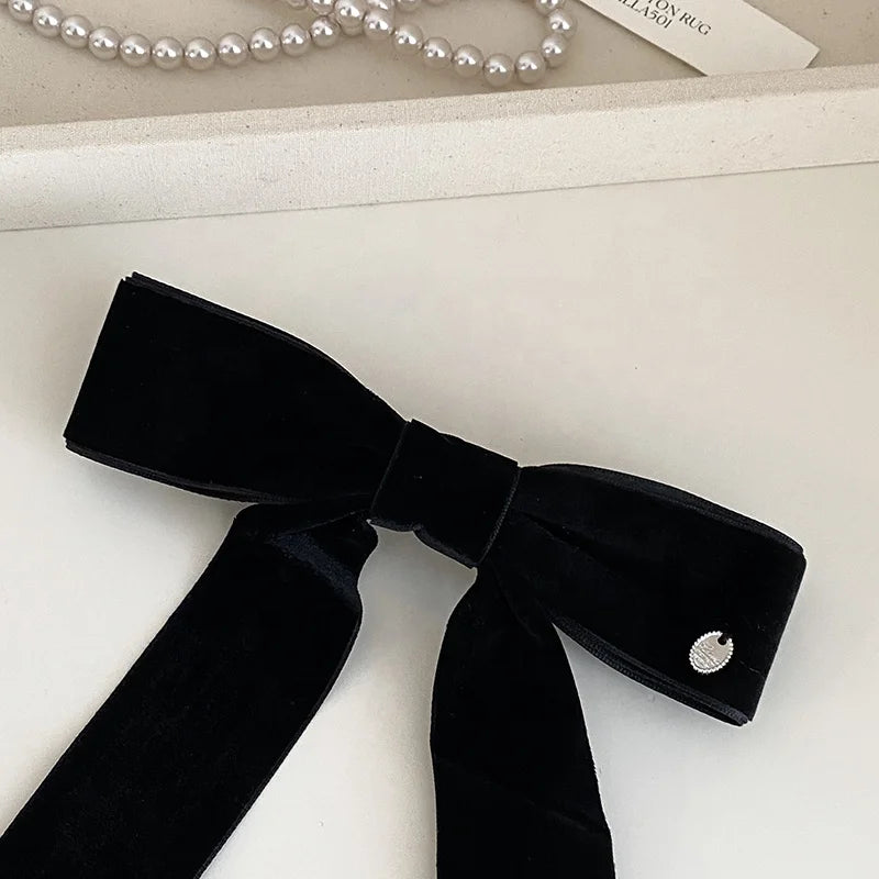 Fashion Bowknot Simple Classic Hair Clips for Girls Elegant French Style Barrettes for Women Ladies Hair Accessories in Stock