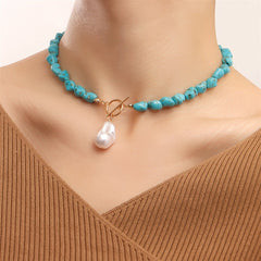 Fashion Simple Colorful Beads Necklaces for Girls Sweet Cute Kawaii Glamorous Jewelry for Women Ladies Accessories Wholesale
