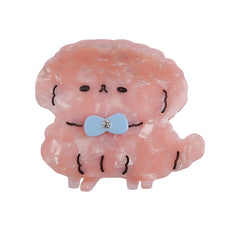 Brand New Cute Dog Shaped Hair Claw Clips for Girls Kids Acetate Bowknot Sweet Fashion Haarspange for Women Hair Accessories