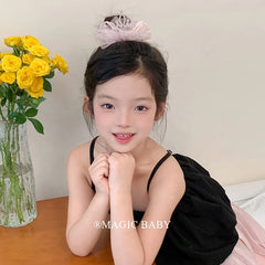 Sweet Princess Style Glitter Crown Bowknto Hair Clips for Baby Girls Elegant Graceful Chic Alligators for Kids Hair Accessories
