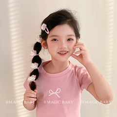 Cute Kitty Cat Cartoon Hair Clips for Baby Girls Sweet Princess Kawaii Snap Clips for Kids Children Hair Accessories in Stock