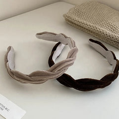 Sweet Fashion Simple Elegant Head Band for Girls Trendy Velvet Hair Band for Women Ladies Hair Accessories Chinese Supplier