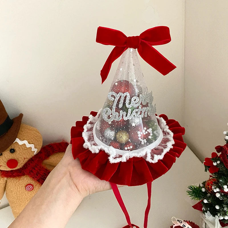 2025 Christmas Bowknot Plaid Glitter Hair Band for Baby Girls Cute Sweet Classic Head Band for Kids Children Hair Accessories