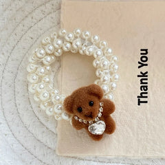 Women White High Elastic Hair Ties Fashion Elegant Simple Cartoon Customized Bulk Order in Stock Daily Scrunchies Accessories