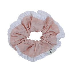 Fashion Elegant Solid Color Scrunchies for Girls Trendy Graceful Minimalistic Hair Ties for Women Ladies Hair Accessories