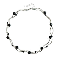 Fashion Beads Mental Simple Minimalistic Necklaces for Girls Choker Charms Fine Jewelry for Women Ladies Accessories Wholesale