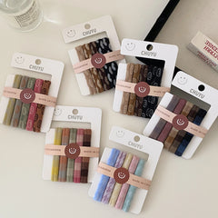 Classic Simple High Elastic Scrunchies for Baby Girls Minimalistic Fashion Hair Ties for Kids Children Hair Accessories in Stock