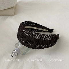 Classic Wide Solid Color Simple Minimalistic Headband for Girls and Women French Hair Accessories