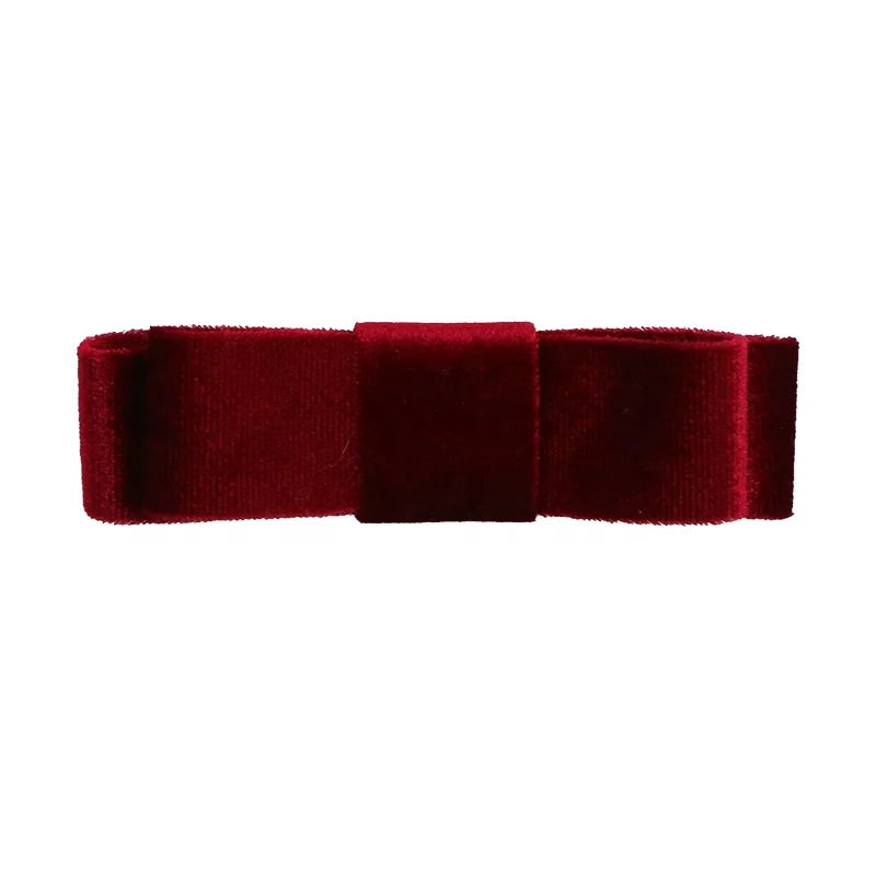 Fashion Solid Color Red Simple Hair Clips for Girls Sweet Trendy Elegant Alligators for Women Ladies Hair Accessories in Stock