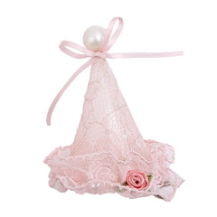 Hot Sale Cute Girly Aesthetic Flowers Hair Claw Clips Birthday Hat Stock Hair Clamp Accessories for Women Kids Custom Carton