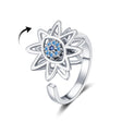 The opening is adjustable. / Silver
