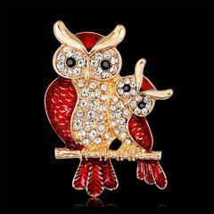 Fashion Rhinestone Glitter Elegant New Design Brooches for Girls Sweet Sparking Pins Jewelry for Women Ladies Accessories