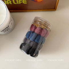 Brand New Simple Solid Color High Elastic Scunchies for Girls Stylish Sporty Style Hair Ties for Women Ladies Hair Accessories