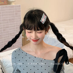 Fashion Denim Star Letter Hair Clips for Girls Stylish Trendy Simple Snap Clip for Women Ladies Femme Kids Hair Accessories