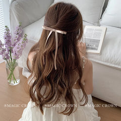 Brand New Sweet Bowknot Ribbon Hair Clips for Girls Fashion Trendy Elegant Fabric Hair Accessories Claws for Women Lady Classic