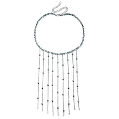 Fashion Simple Chain Tassel Charms Necklaces for Girls Elegant Graceful Dainty Jewelry for Women Ladies Accessories Wholesale