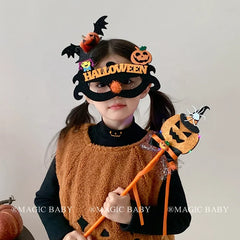 Halloween Headband for Kids Skull Spider Demon Spooky Hairband Children Costume Party Hair Accessories Trick or Treat Gift
