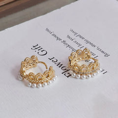 Fashion Trendy Chic Simple Classic Hoop Earrings for Girls Elegant Art Deco Charms Jewelry for Women Ladies Accessories OOTD