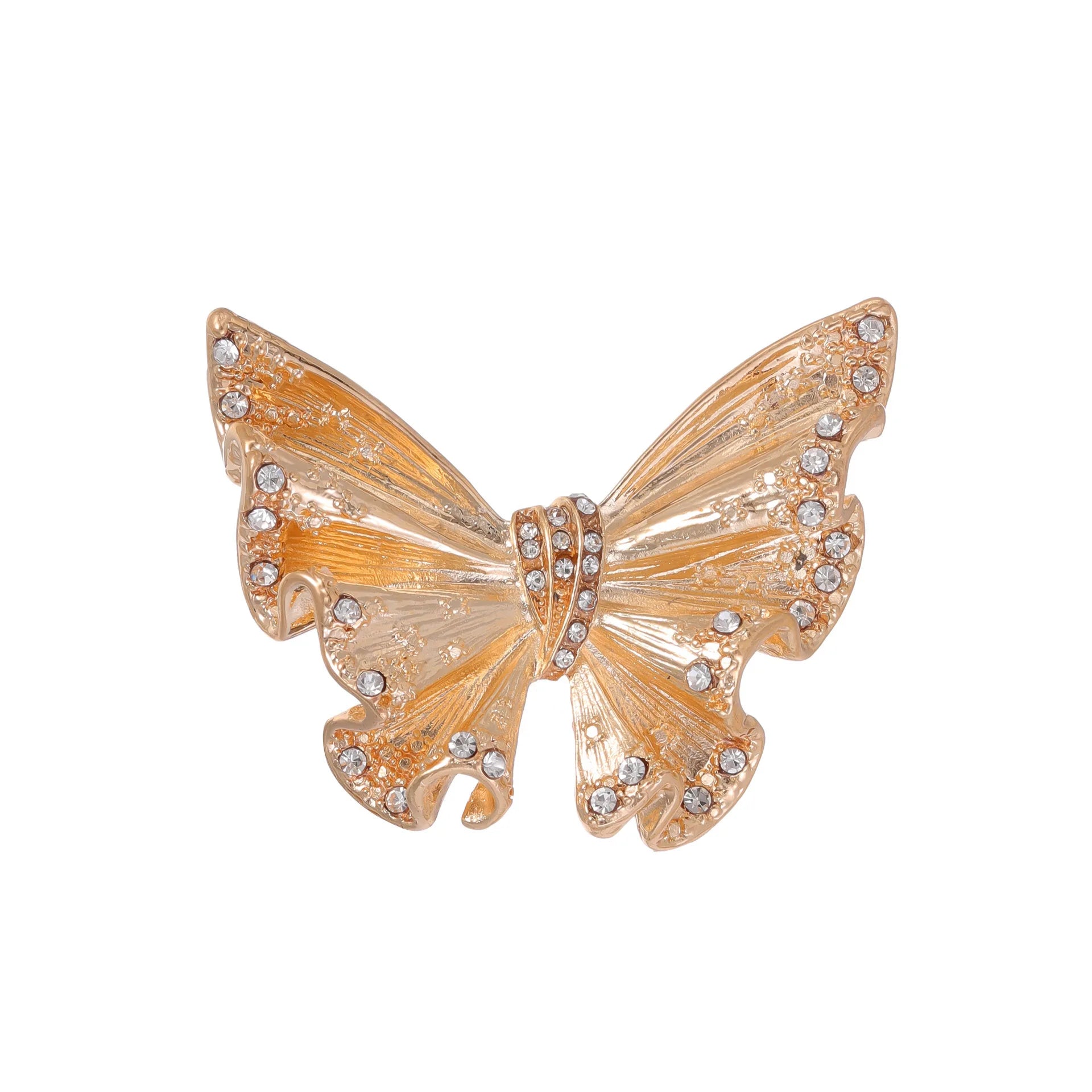 Fashion Alloy Mental Elegant Butterfly Brooches for Girls Stylish New Design Pins Jewelry for Women Ladies Accessories Wholesale