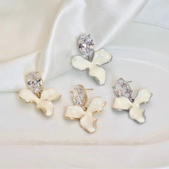 Women Creative Design Irregular Shape Medium Drop Earring Fashion Elegant Luxurious Wholesale Jewelry Accessories for Holiday