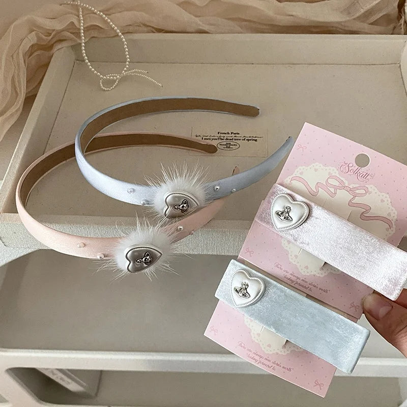 Fashion Sweet Feather Cute Hair Clips for Girls Trendy Elegant Alligator Head Band for Women Ladies Hair Accessories in Stock