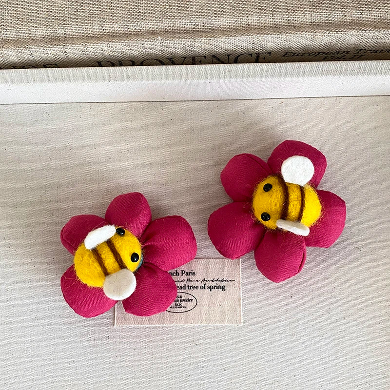 Fashion Sweet Cute Flowers Animals Bees Hair Clips for Baby Girls Kawaii Alligators for Kids Children Hair Accessories in Stock