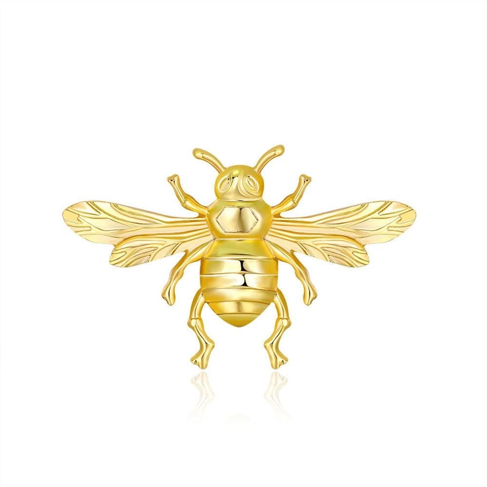 Fashion Trendy Sweet Trendy Bees Animals Brooches for Girls Stylish Pins Jewelry for Women Ladies Accessories Wholesale Chic