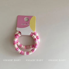 Fashion Simple High Elastic Scrunchies Cute Sweet Trendy Sporty Hair Ties for Baby Girls and Kids Children Hair Accessories