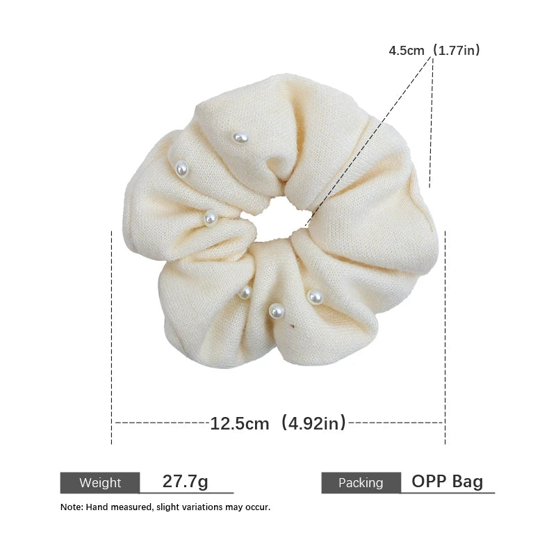 Fashion Solid Color Simple Minimalistic Scrunchies for Girls Sweet Elegant Hair Ties for Women Ladies Hair Accessories in Stock