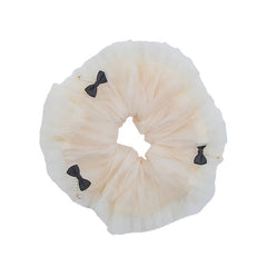 2025 Summer Hot Sale Dusty Pink Bowknot Scrunchies Stylish Elegant Hair Ties for Girls Women Ladies Sweet Hair Accessories