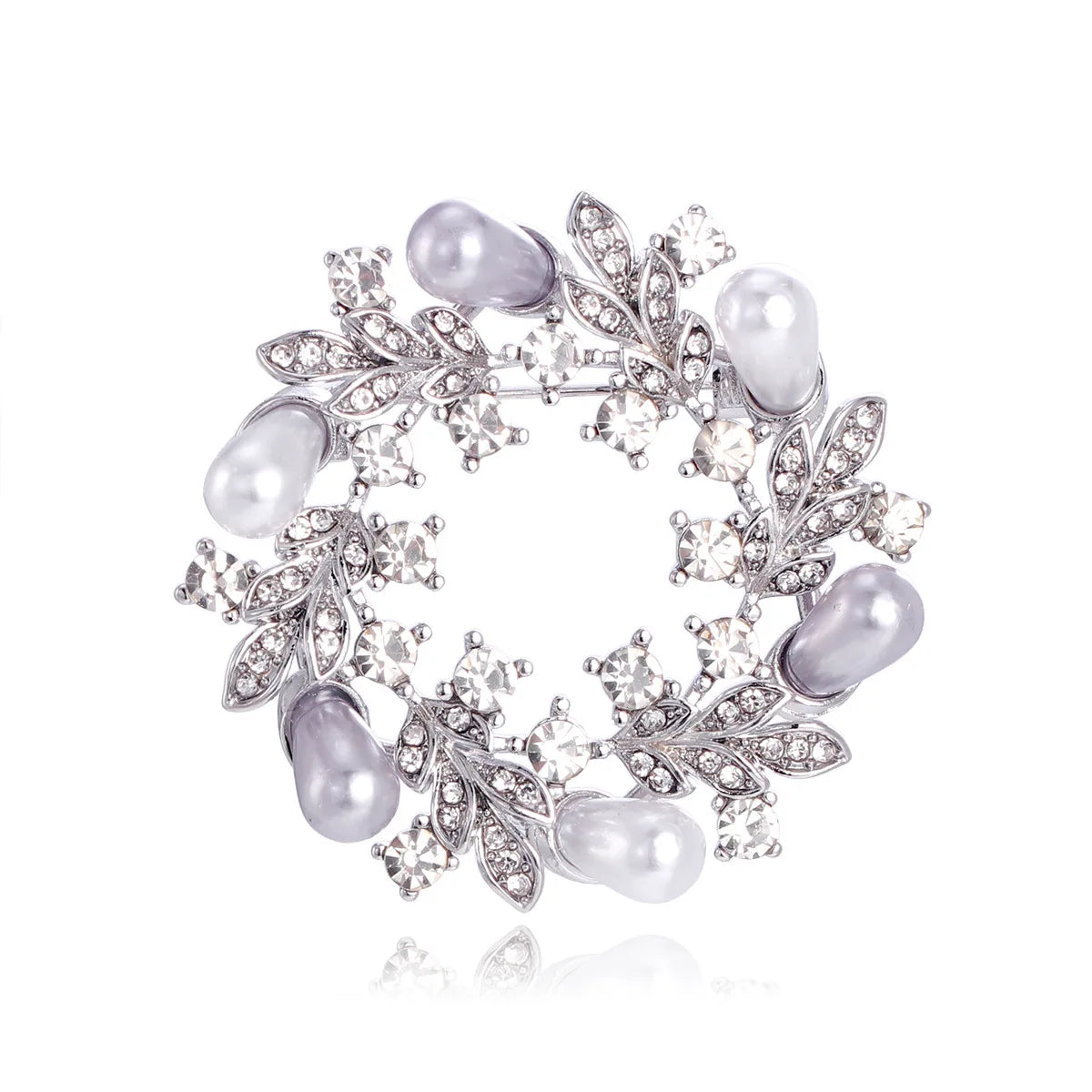 Fashion Glitter Rhinestone Sparking Brooches for Girls Glamorous Charms Pins Jewelry for Women Ladies Accessories Wholesale