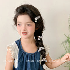 Sweet Cute Fashion Trendy Hair Clips for Baby Girls Simple Minimalistic Bowknot Animals Haarspange for Children Hair Accessories