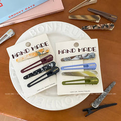 2025 Hot Sale Fashion Elegant Acetate Hair Clip French Style Haarspange for Women Ladies Stylish Hair Accessories for Parties