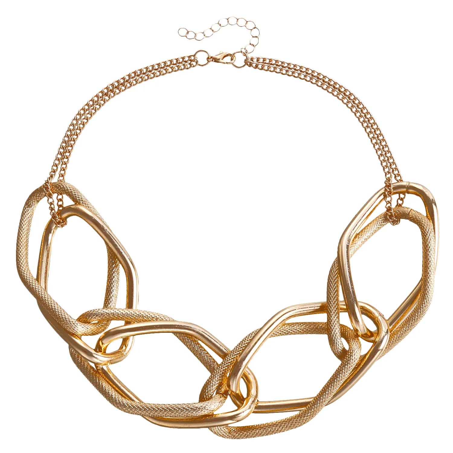 European and American Style Dainty Bold Necklaces for Girls Art Deco Glamorous Refined Jewelry for Women Ladies Accessories