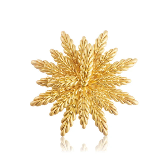 Fashion Trendy Stylish Ear of Wheat Brooches for Girls Sweet Elegant Vintage Glamorous Jewelry for Women Ladies Accessories