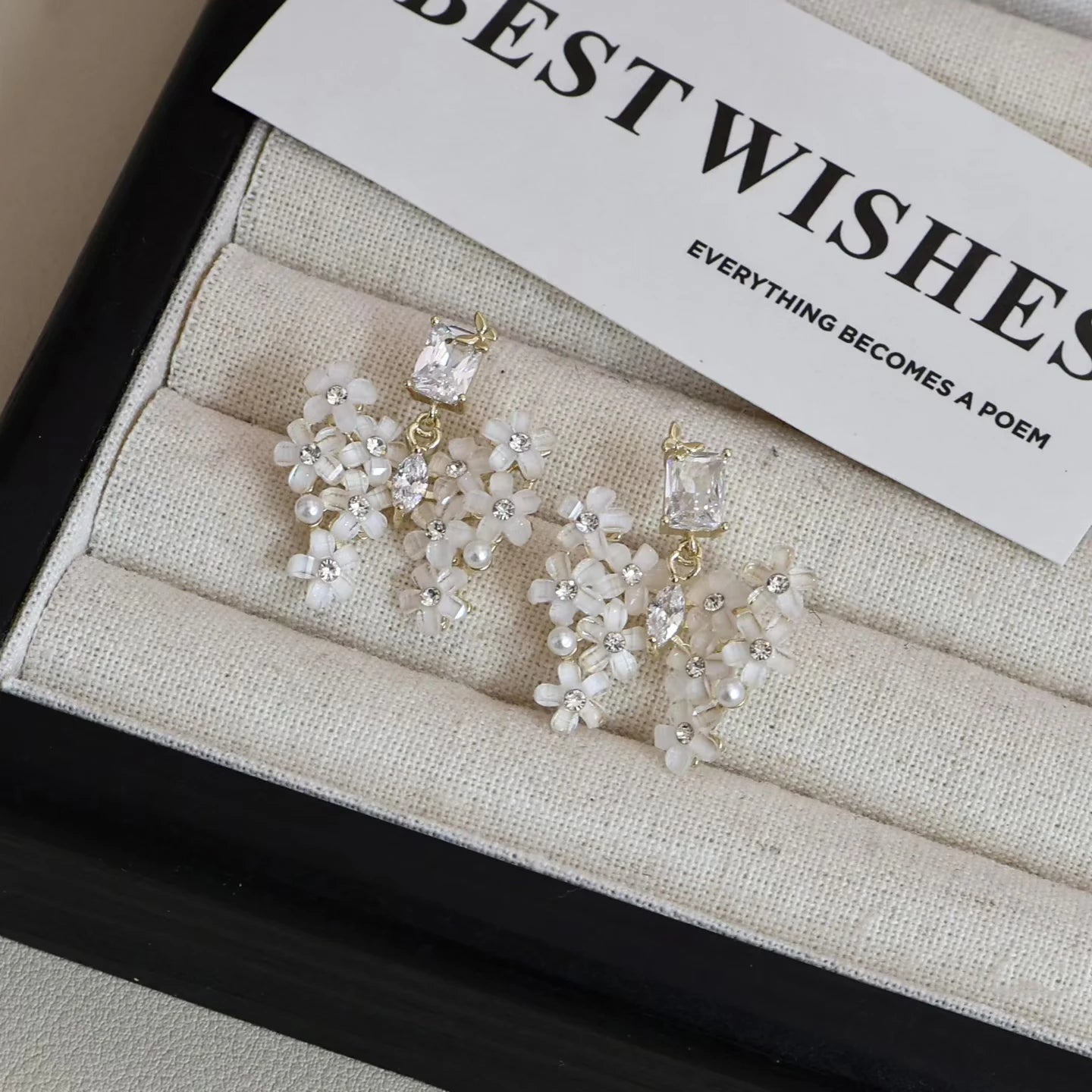 Ladies Creative Design Rhinestone Imitation Pearl Drop Earring Affordable Fashion Elegant Dainty High Quality Jewelry Accessory