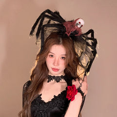 Women 2025 Halloween Festival Spider Human Skeleton Hair Clips Fashion Scary Customized in Stock Hairpins Accessory for Female