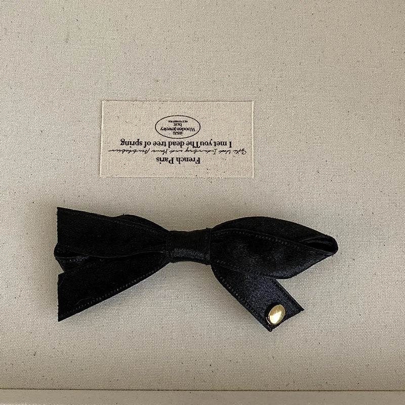 Ladies Solid Color Simple Small Alligator Clips Fashion Vintage Elegant Chic Customized in Stock Hair Clips Accessory for Causal