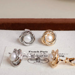 Women Hot Sale New Design Medium Clip-On Earring Fashion Luxurious Charms Chic High Quality Bulk Jewelry Accessories for Street