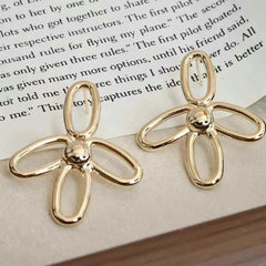 Simple Fashion Stylish Bold Designer Stud Drop Earrings for Girls Elegant Graceful Art Deco Jewelry for Women Ladies Accessories