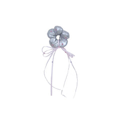 Fashion Flower Ribbon Scrunchies for Baby Girls Cute Sweet Kawaii Hair Ties for Kids Children Hair Accessories in Stock Stylish