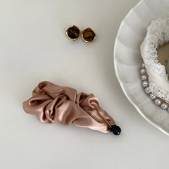 Women 2025 Hot Sale New Design Solid Colored Banana Clips Fashion Elegant Vintage Bulk Order in Stock Daily Hairpins Accessories