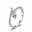 The opening is adjustable. / Silver